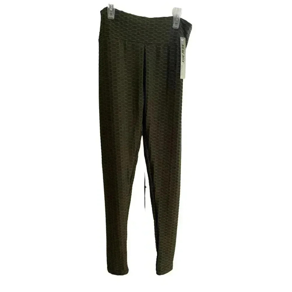 NEW MIX GRAYISH GREEN BUBBLE LEGGING SIZE S/M